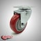 Service Caster 3.5 Inch SS Red Polyurethane Wheel Swivel Top Plate Caster SCC-SS20S3514-PPUB-RED - alternate 5